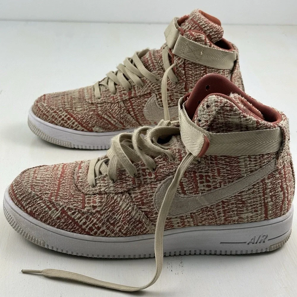 Nike Air Force 1 Ultraforce High Shoes‎ Men 11 Gold Peach Sneakers